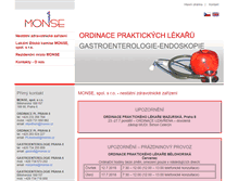 Tablet Screenshot of monse.cz